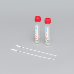 หลอดเก็บตัวอย่างไวรัสขนาดกลางพร้อมก้านสำลี,แบบไม่เปิดใช้งานการขนส่ง - Product Image 4