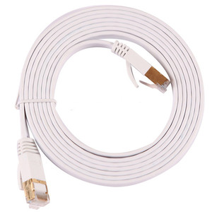 データセンターのネットワークおよびルーターコンピューター用の純粋なベア銅イーサネットネットワークUTPCat6 Cat6A RG45Lanフラットパッチケーブル - Product Image 4