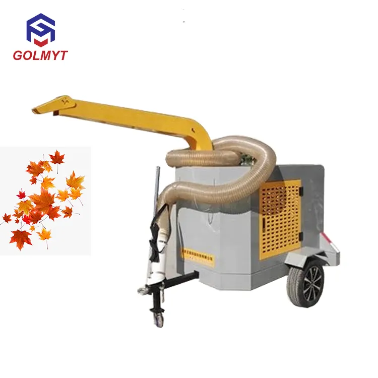 Emme tipi vakum çim süpürgesi yaprak toplama temizleme makinesi