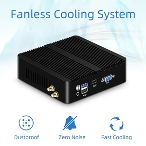 12V Mini-PC Intel Celeron J1900 J4125 4 RJ45 2.5G i225 Gigabit Ethernet LAN Lüfter loser MiniPC-Computer-Firewall-Netzwerk router - Product Image 4