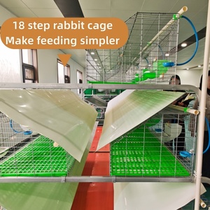 Mới 18 bước h-loại thỏ lồng với 18 cửa dây mạ kẽm dễ dàng làm sạch giá cả cạnh tranh - Product Image 3