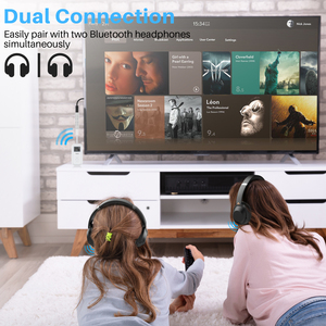 1Mii Bluetooth 5.2 Audio Transmitter für mehrere Verbindungen 3,5mm AUX Bluetooth Adapter Drahtloser Sender für Flugzeug, TV - Product Image 5