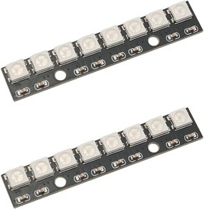 WS2812B LED-Modul RGB-LED-Streifen modul Programmier bares Vollfarb-LED-Array 1x8 Adressierbares Modul - Product Image 6
