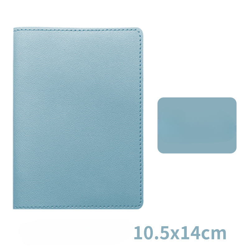 Light blue passport cover