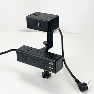 Tira de alimentación de montaje en borde de escritorio de doble capa todo en 1 13 salidas 4 puertos USB e interruptor multifuncional 125V NFC enchufe de escritorio - Product Image 2