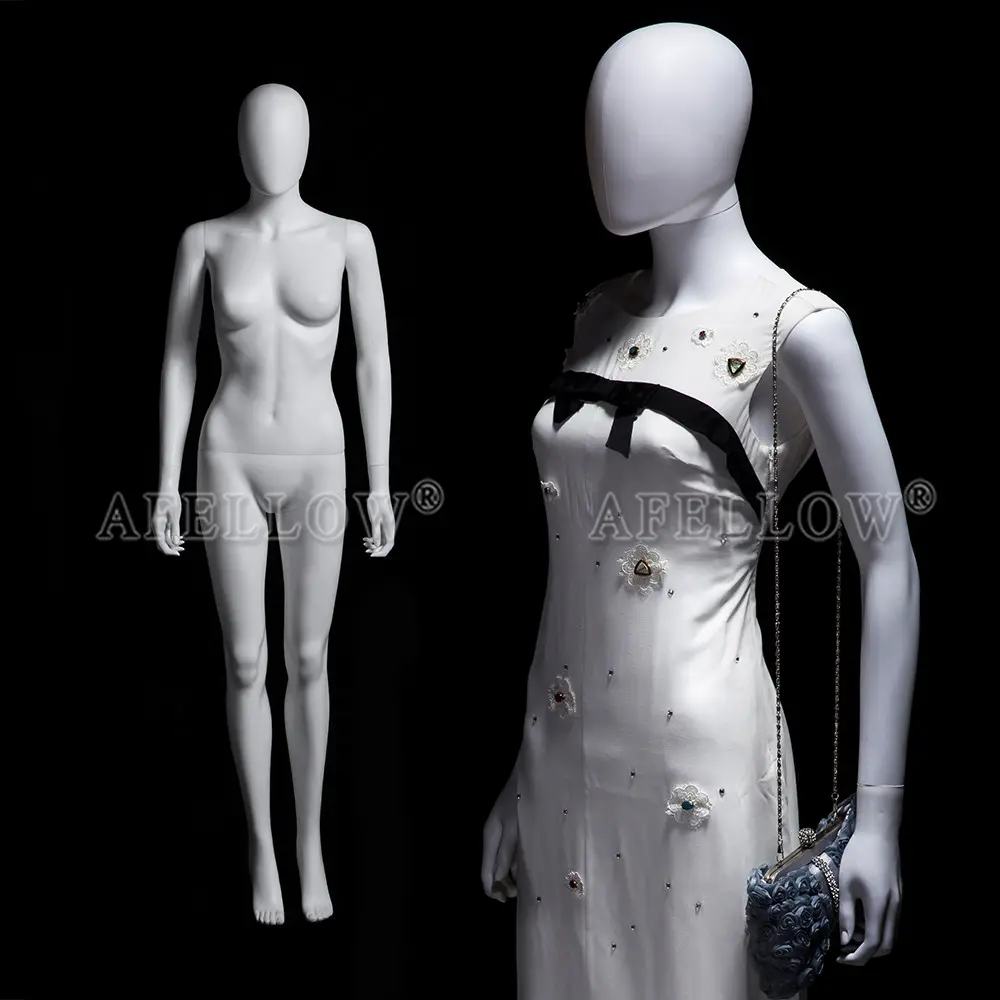 Sf6weg mannequin en plastique pour homme, costume d'affaires factice blanc brillant