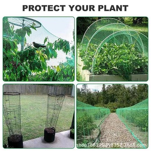 鶏小屋のための家禽の網、庭の保護のための頑丈なPEの網アンチバードネット - Product Image 4