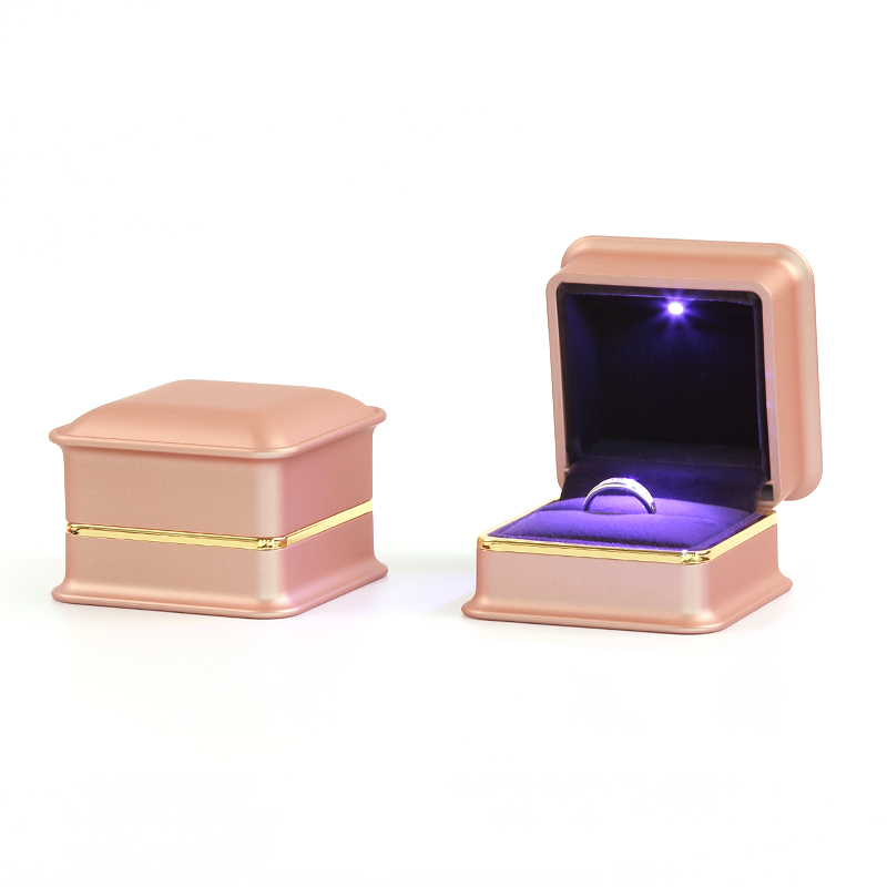 Gold ring box