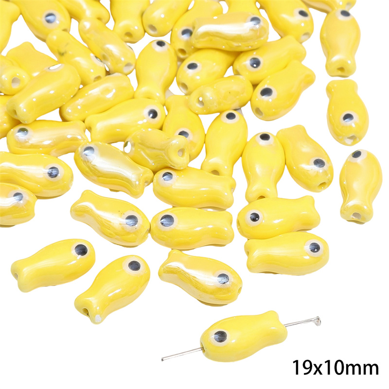 Double Sided Small Fish 19 * 10mm 2pcs/bag
