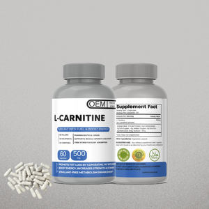 كبسولات L-كارنيتين OEM للبالغين تعزز التمثيل الغذائي للدهون القدرة على التحمل الطاقة تدعم إدارة الوزن - Product Image 1
