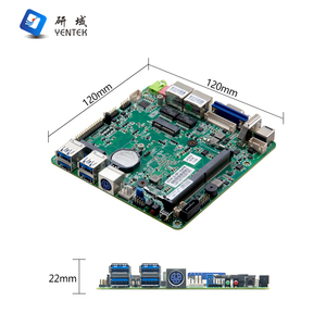 Scheda madre con processore Intel Celeron J4125 DDR4 MSATA HD VGA EDP win10 linux 2 RJ45 LAN nano itx scheda madre - Product Image 6