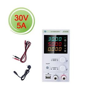MYAMi 15V 5A Salida única Ajustable Laboratorio de escritorio Conmutación DC Fuente de alimentación Máquina para reparación móvil 10V/220V Entrada de CA