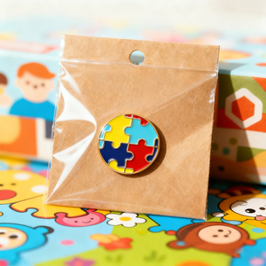 Autismus-Bewusstseins-Emaille-Pins: Farbenfrohe Puzzle-Band-Abzeichen, weiche Metall-Anstecknadeln mit Empowerment-Botschaften, Advocacy-Merchandise, Geschenke - Product Image 6