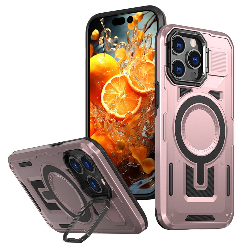 Porte-objectif creux magnétique en or rose