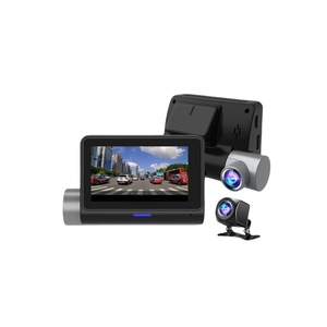 2 <strong>Channel</strong> Car Dash Camera 360 Front <strong>Vehicle</strong> Reversing Aid 1080P Dash Camera Car Black Box Built in GPS 3 Inch Screen - Product Image 1