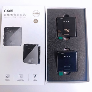 SX 85高品質マイク充電ボックスノイズキャンセルクリップオンカラーワイヤレスLavalier iPhone用Android用オムニ指向性ポーラー - Product Image 5
