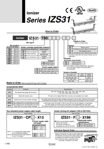 SMC gốc izs31 loạt Ionizer IZS31-620-B tĩnh Eliminator với 1 năm bảo hành Nhật Bản Xuất xứ 2.36Kg - Product Image 6