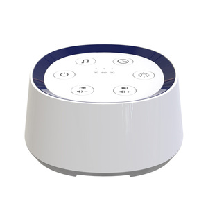 Robot recargable Ruido Blanco Bebé con luz nocturna Sensor de llanto de escritorio 30 60 90 Temporizador automático 2025 Altavoz inalámbrico portátil - Product Image 2