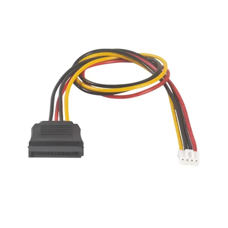 2,54 Pitch PH2.0 VH3.96 4-контактный переходник к 15-контактному адаптеру SATA преобразователь проводной кабель 18AWG провод для ПК CCTV шнур питания