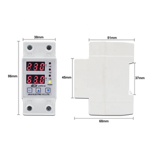 63A 230V Din Rail Adjustable Over <strong>Voltage</strong> and Under <strong>Voltage</strong> Protective Device Protector Relay with Over Current protection - Product Image 5