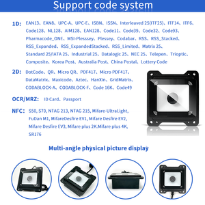 EMT6662RF Ocr MrzパスポートリーダーQrコードリーダーRfidスキャナー長距離arduinoスキャナー2 in 1 - Product Image 5