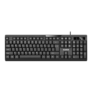 SAMA OEM ODM Classic Black <strong>Keyboard</strong> <strong>Mouse</strong> Combos USB Wired <strong>Computer</strong> <strong>Keyboard</strong> and <strong>Mouse</strong> - Product Image 2