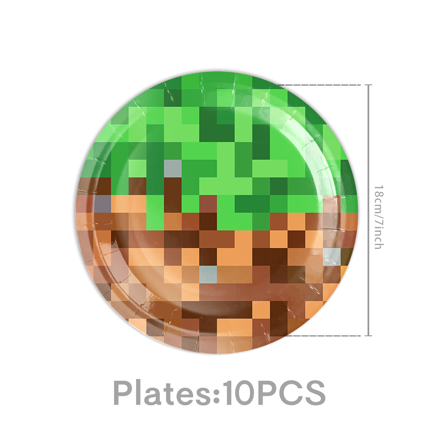 10 platos de 7 pulgadas de calidad alimentaria 1