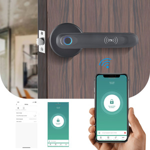 Keyless Tuya <strong>Blue</strong> Tooth Biometric Fingerprint Electronic Smart Finger Print Rfid <strong>Key</strong> Card App Digital Intelligent Door <strong>Lock</strong> - Product Image 2