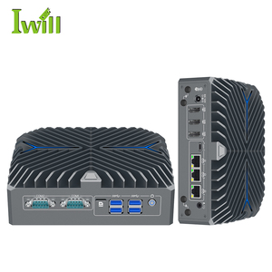 14th ใหม่ Gen Ultra 5 125U แบบไม่มีพัดลมแบบฝังมินิพีซี3 LAN 3HD สำหรับหุ่นยนต์ควบคุมอุตสาหกรรม - Product Image 3