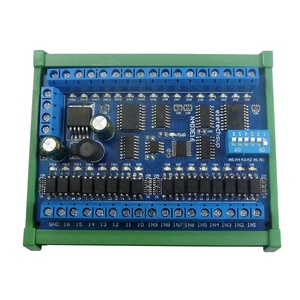 16 in 16 Out RS485 telecomando interruttore PLC IO scheda di espansione Modbus RTU modulo Board solo/con guscio DIN Rail DC 12V 24V - Product Image 3