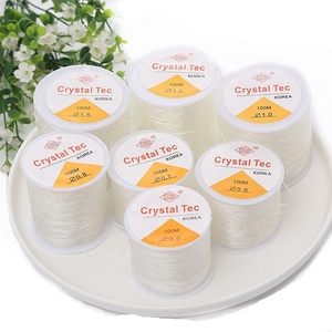 0.4-1.0mm 100m/roll Big DIY <strong>Elastic</strong> Crystal Line Bracelet Fish Wire Jewelry Cord Transparent Beading Rope <strong>String</strong> Thread - Product Image 1