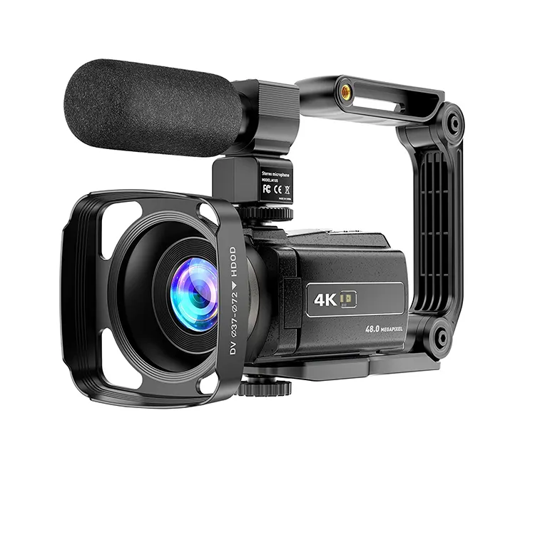 卸売4KフルHDプロフェッショナルカメラビデオ4KビデオカムコーダーキットカメラYouTubeビデオ用