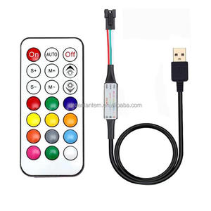 Адресный RGB светодиодный мини-контроллер SPI RF 14/17/21 ключ пульт дистанционного управления пиксельный цифровой COB неоновый контроллер света - Product Image 5