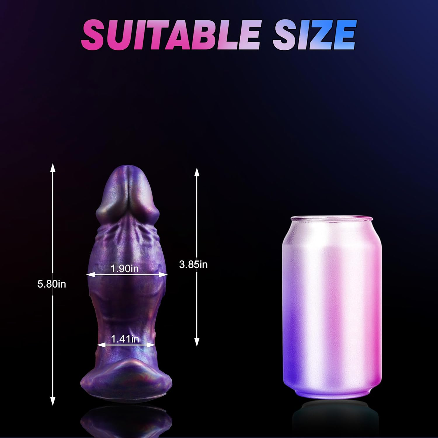 Wearing anal plug -Mixed color(S)