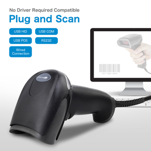 NETUM F16 1D 2D Lector de código de barras QR de mano con cable/Imager (PDF417, QR, Data Matrix) con cable USB para computadora PC - Product Image 4