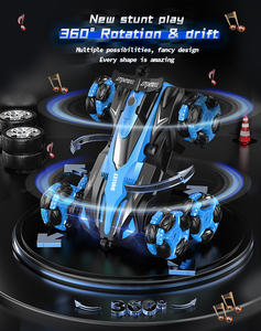 12 funciones Deformación Drift Stunt Car 6 Wheel Rc Car Spray y Drift One Button Auto Demo Coche de control remoto - Product Image 3