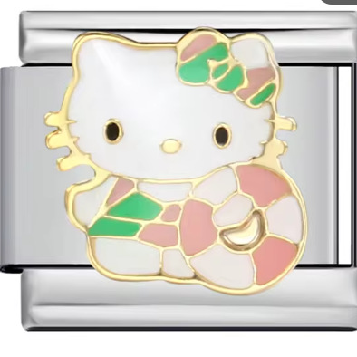2160-gato rosa verde