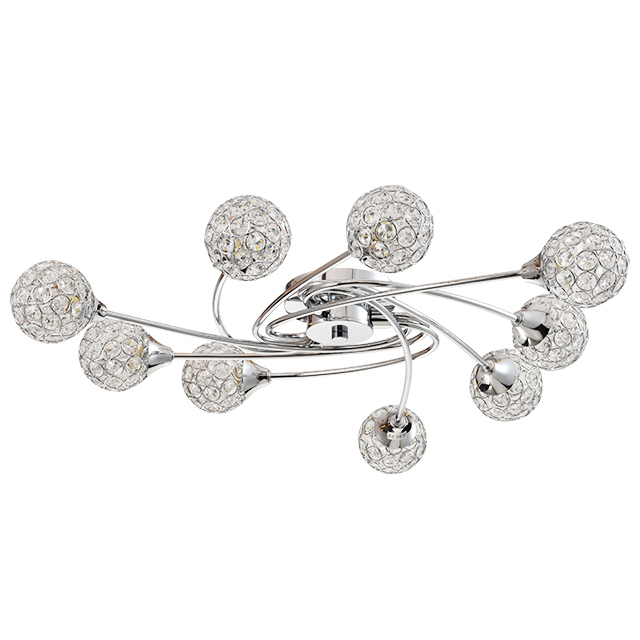 modern crystal ceiling light