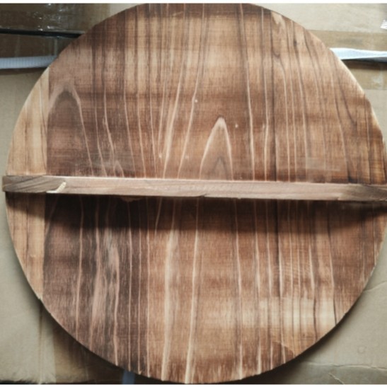 30cm wooden lid for wok