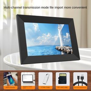 8 inç HD dijital fotoğraf dokunmatik ekran WiFi bağlantısı sınır ötesi patlamalar-Online APP müzik MP4 elektronik fotoğraf albümü AVI - Product Image 2