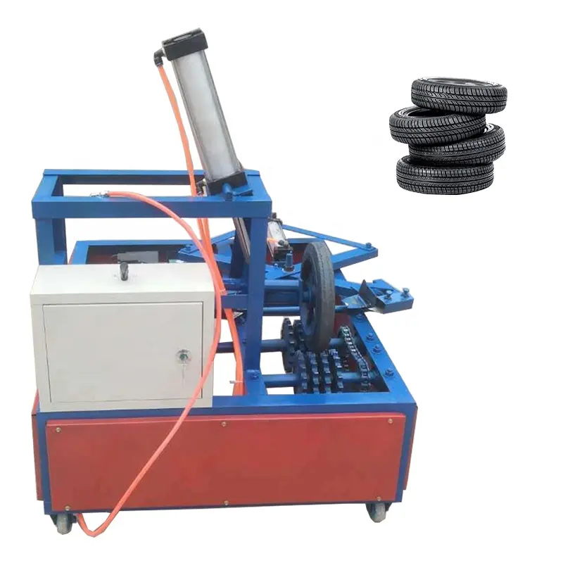 Automation Tyre Strip Cutter Tire Ring Cutter Machine Tyre Recycle Machine
