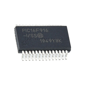 QZ PIC16F BOM new Original IC MCU 8BIT 14KB FLASH 28SSOP <strong>PIC16F916</strong> <strong>PIC16F916</strong>-<strong>I</strong>/SS