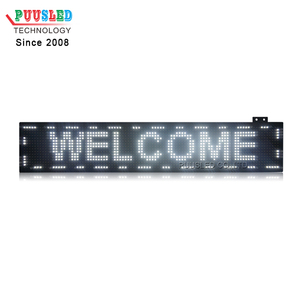 Semi-Outdoor-Scrolling-LED-Anzeige p10 LED-Anzeige Schaltplan LED-Panel-Anzeige Mono-Farbe LED-Nachricht Zeichen - Product Image 4