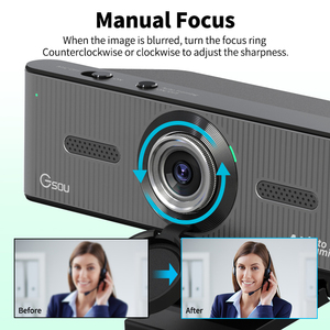 Cámara de seguimiento automático 4K AI 1080 webcam USB para computadora de transmisión de escritorio PC Cam Vlog para Tik Tok YouTube - Product Image 6