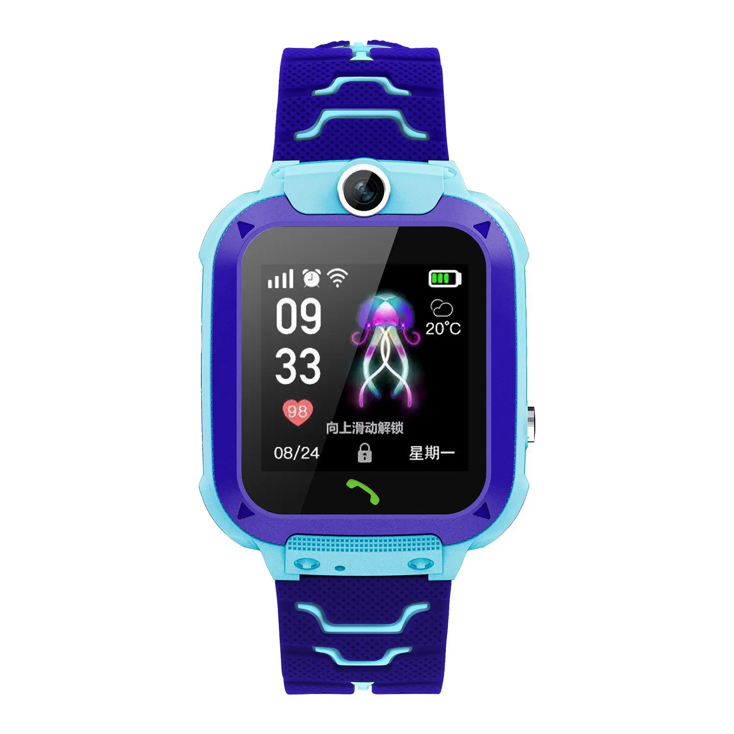 Q12 Smart Watch per bambini SOS Phone Watch Smartwatch per bambini SIM Card Photo IP67 orologio impermeabile regalo per bambini per IOS Android