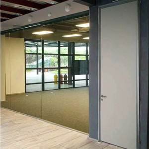 Modern Design Clear <strong>Modular</strong> Tempered Glass Office <strong>Partition</strong> Panel <strong>System</strong> for School Hospital &amp; Gym Dividers - Product Image 4