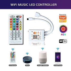 Смарт RGB RGBW светодиодный контроллер света с Amazon Alexa Голосовая музыка Tuya WiFi контроллер - Product Image 3
