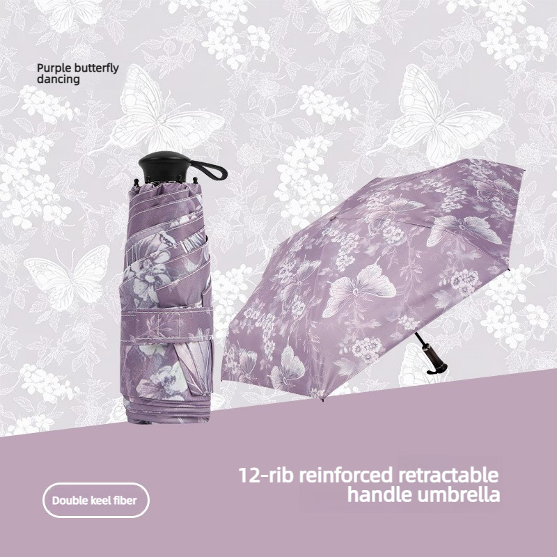 Danse du papillon violet