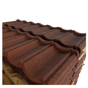 Çin sentetik beton kiremit taş kaplanmış Metal çatı levhalar yapı malzemesi çatı kaplama sacı çeşitli renklerde - Product Image 4