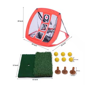 แผ่นรองตีกอล์ฟตาข่ายบิ่นแบบป๊อปอัพสำหรับฝึกซ้อม - Product Image 5